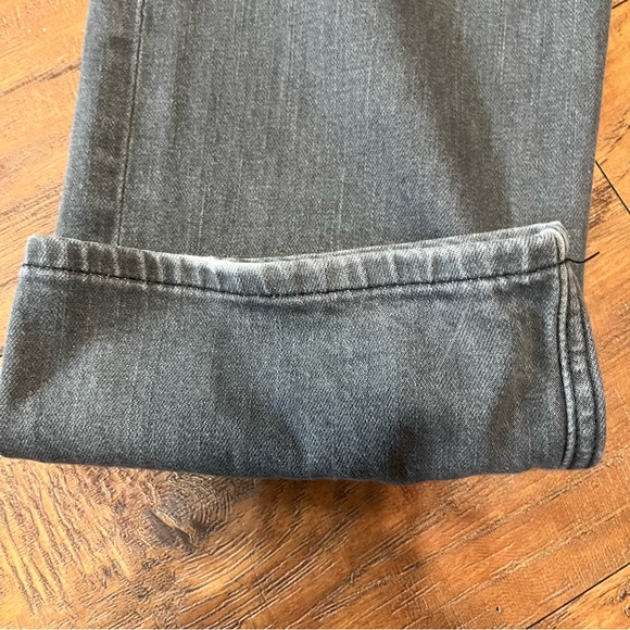 Lee slim fit dark gray denim jeans tapered ankle pockets relaxed mid rise 36/30 - Picture 4 of 16